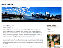 Tablet Screenshot of eatwritewalk.com